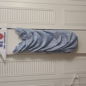 Sleeveless dress. Blue with sparkle